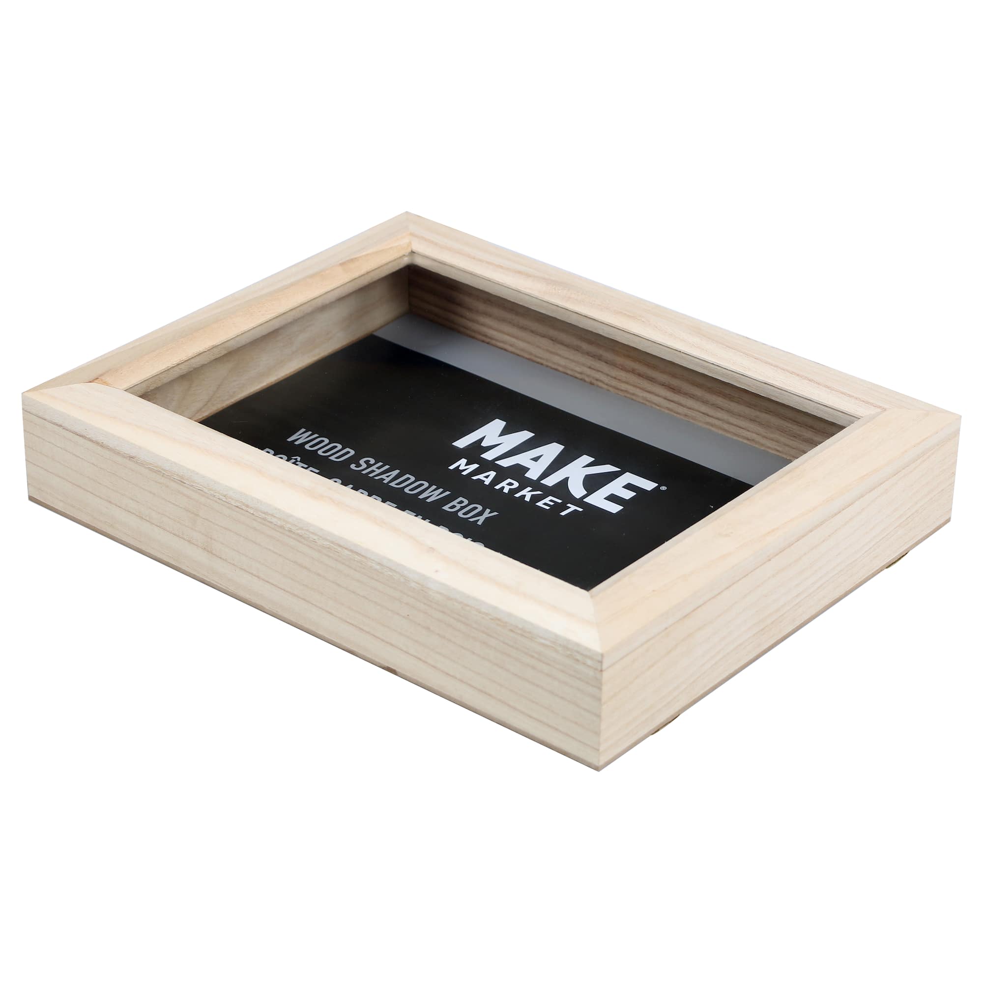 6 Pack: 11.7" x 15" Hinged Wood Shadow Box by Make Market®